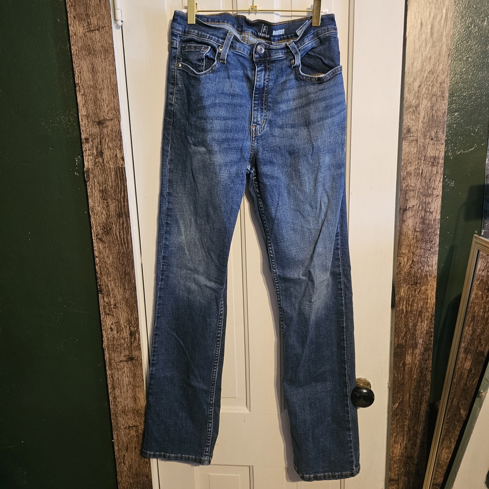 Mens Dark Wash Bootcut 32x32